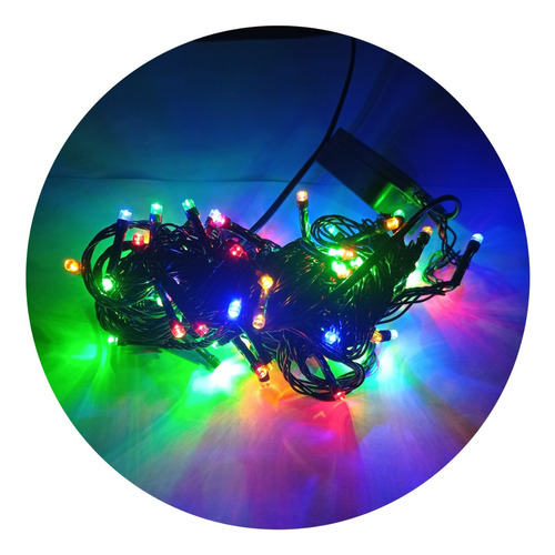 Luces De Navidad Guirnalda 600 Led Decoración Full Colores