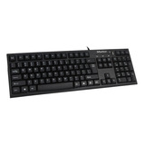 Teclado Meetion Membrana Ergonómico Negro  K815