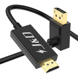 J&d Cable Displayport A Hdmi Ángulo 4k, Cable Dp A Hdmi A