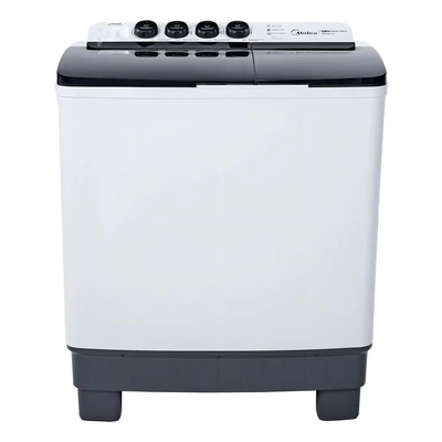 Lavadora Semiautomática Dos Tinas Midea 13kg Twin Force Pulsator Color Blanco | Meses sin interés