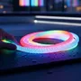 Manguera  De Tela Led Rgb Pixel  Flexible 5m Multicolor Ip67 | Envío gratis