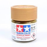 Pintura Tamiya X-12 Gold Leaf Dorado X12 Acrilica 23 Ml.