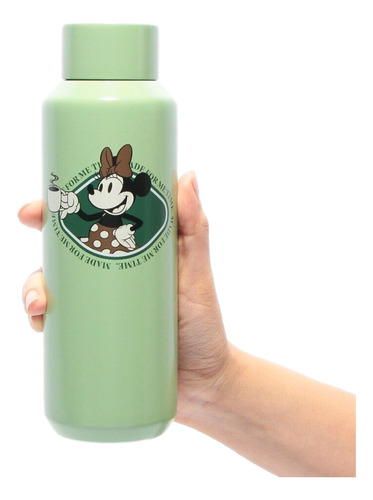 Starbucks Disney Minnie Screw Lid Stainless Steel Bottle Lig