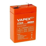 Batería Gel Vapex Vt628 6v 2.8ah Luz De Emergencia Linternas