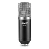 Micrófono Neewer Nw-700 Condensador Cardioide Color Negro/plateado