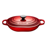 Panela Le Creuset Oblong Em Ferro Fundido 31cm Vermelho