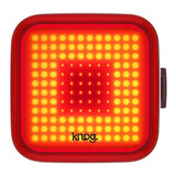 Luz Led Bici Trasera Recargable Usb Knog Blinder 100l Square Color Rojo