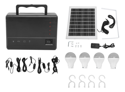 Generador Solar Power Bank, Estación Portátil, 5000 Mah, Ext