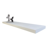 Repisa Flotante 100cms Blanco Nieve - Anclajes De Seguridad