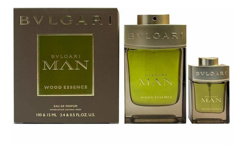 Eau De Perfume Bvlgari Man Wood Essence, Set De 2 Piezas