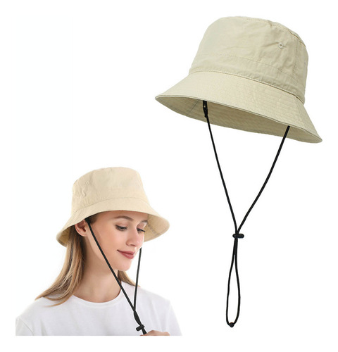 Gorro De Pescador Sólido Con Protección Uv 2023 For Senderi