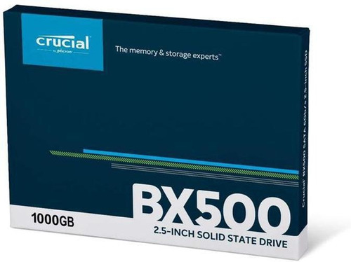 Hd Ssd Crucial Bx500 1tb Leitura 540 Mb/s Sata 6 Gb/s 2,5'''