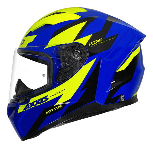 Capacete Axxis Segment Active C27 Azul Lancamento Envio Imed