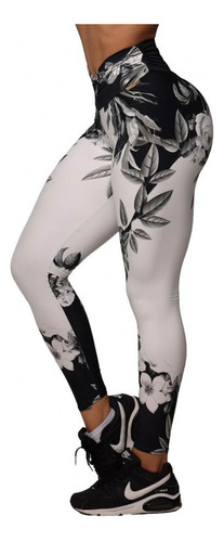 Calca Legging Empina Bumbum Floresta Negra Moving