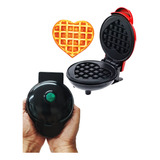 Máquina De Fazer Waffle Grill Panqueca Elétrica Coração