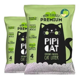 Arena Aglutinante P Gatos 8kg Control Olores Pipicat Manzana