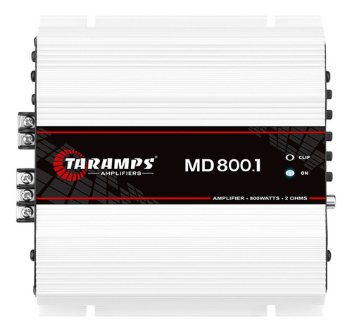 Potencia Taramps Md800 1 Canal 800w Rms 2o Auto Amplificador