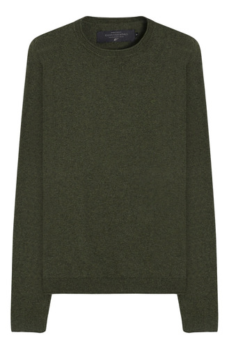 Suéter Tricot Ellus Basic Classic Sweater Verde