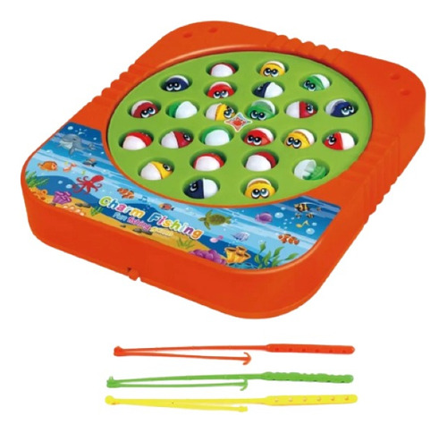 Juego De Piscina De Pesca Para Niños 24 Peces Fishing