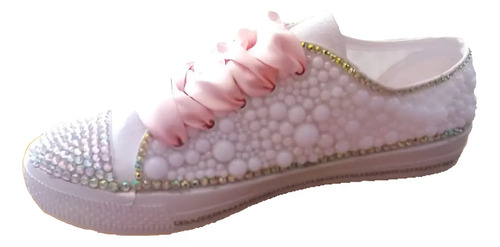 Tenis Decorados Para Niña Novia Boda Quinceañera Xvaños