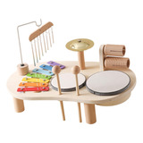 Conjunto De Bateria Xilofone Montessori,brinquedos Educativo