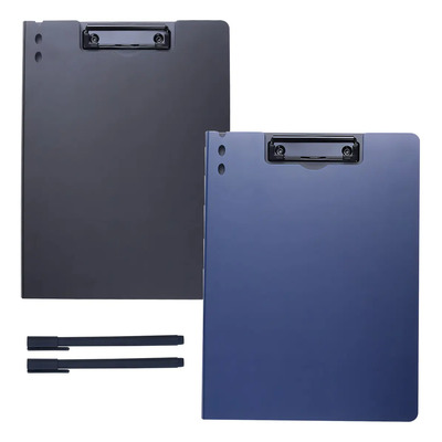 LEEABBY 2pcs Carpetas Portapapeles Tabla Folder Carta Organizador Portapapeles Papeleta Almacena Papele Tabla Clip Carta | Meses sin interés