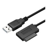 Cabo Adaptador Usb 2.0 P/ Mini Sata Hd Cd/dvd Notebook Ou Pc