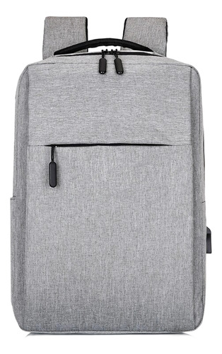 Mochila Executiva Cinza Impermeável Notebook 15.6 Cinza