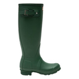 Bota De Agua Mujer Hunter Alta Wft1000rma Original Green