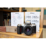 Cámara Nikon N65 Lente 50mm 1.8 Análoga Vintage Rollo F65 