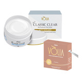 Kit Volia Gel Classic Clear + Fibra De Vidro