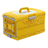Caja Plegable Para Cachorros, Transportador De Amarillo