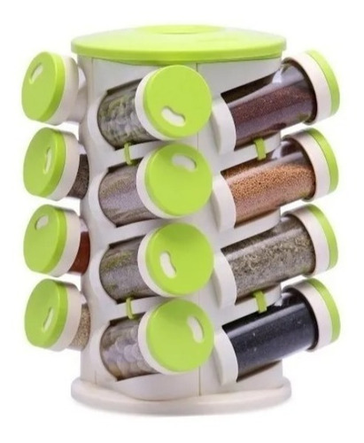 Especiero 16 Piezas Spice Rack / Ofertas Claras Color Verde Claro