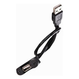 Extension Corta Usb 2.0 30 Cm Negra Para Wallplate Computoys