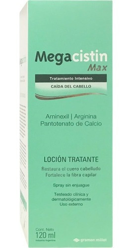 Megacistin Max Locion Anticaida Fortalecedora 120ml