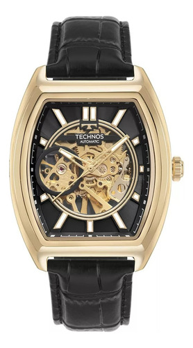 Relógio Technos Masculino Automatico Dourado - G3265ae/0d