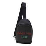 Bolsa Bandolera Con Pantalla Led Multifuncional Ajustable