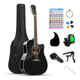 Kit Guitarra Acústica Moukey 41  Adulto Principiante