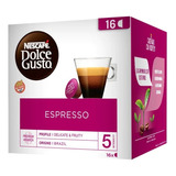 Cápsulas De Café Espresso X 16 Unid Dolce Gusto