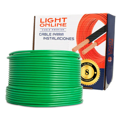 Cable unipolar Luz en Línea LeL-PRO8 8.36mm² verde x 50m en caja | Envío gratis