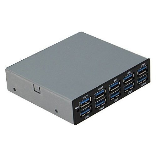 Sedna - Hub Usb 3.0 Interno De 10 Puertos (compartimento Par