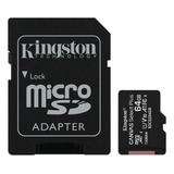 Memoria Micro Sd Kingston 64gb C/ Adaptador Clase 10 100mb/s