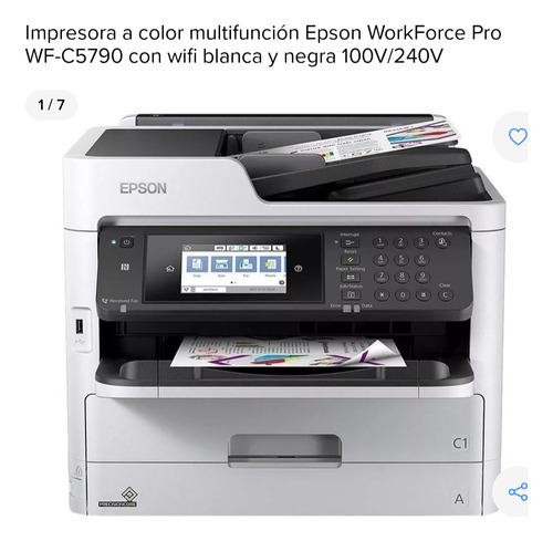 Impresora Epson Wf5790 Con Sistema Continuo 