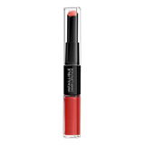 Labial Larga Duracion Infallible 24hr 2-step Loreal Paris Red Infaillible Mate