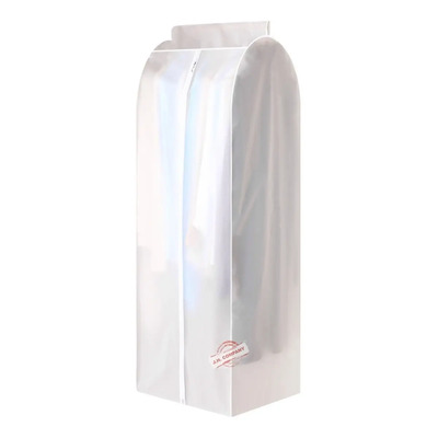 Set 2 Pcs Bolsa Colgante Para Ropa Cubre Polvo 60x50x110cm Color Transparente