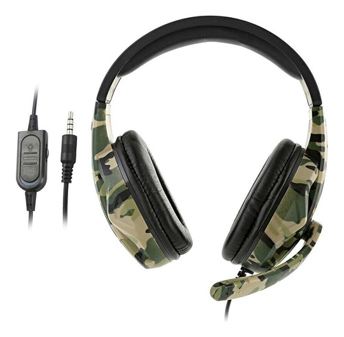 Auriculares Para Juegos Con Cable Camo Stereo 3.5mm Con