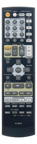 Rc-682m Replace Remote Control Compatible With Onkyo Av Rece