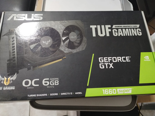 Gtx 1660 Super Asus Tuf-gaming Oc Edition 6gb