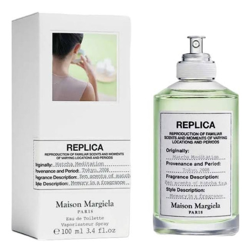 Replica Matcha Meditation Eau De Toilette 100ml Maison Martin Margiela Paris Importado Unisex Compartilhável Unissex Novo Original Selo Adipec Lacrado