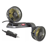 Ventilador Universal De Doble Cabezal Para Vehículo, 1un